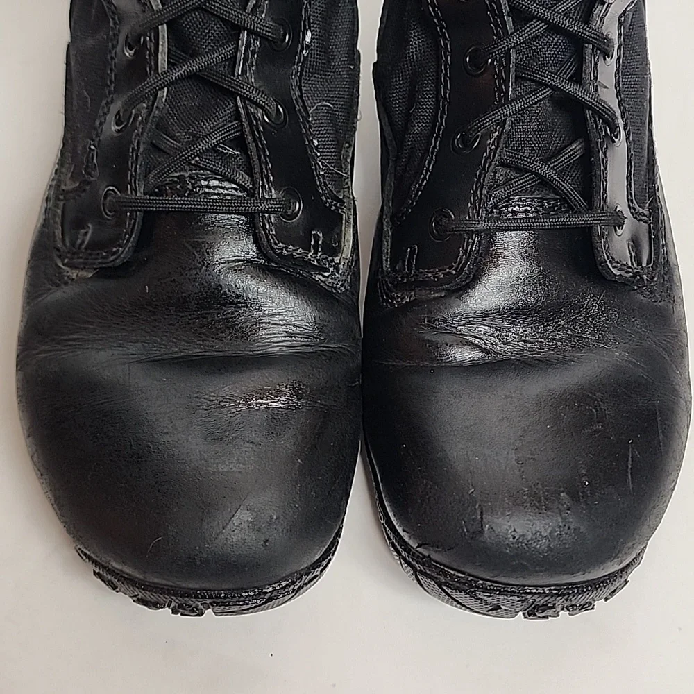 Tactical Research Belleville TR102 Leather Black Training Combat Boots Size 10W - Picture 3 of 15